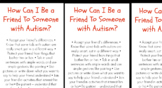 Autism Awareness Bookmarks