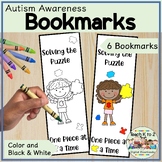 Autism Awareness Bookmarks/Treasure Chest/Prize/Printable 