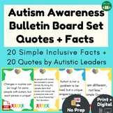 Autism Awareness Bulletin Board | 40 Facts and Quotes