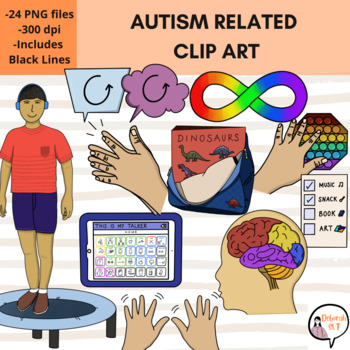 Preview of Autism Awareness Clip Art