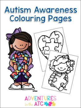 Preview of Autism Awareness Colouring Pages
