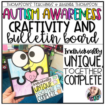 Preview of Autism Awareness Craft and Bulletin Board - Neurodiversity