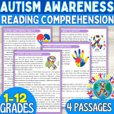 Autism Awareness Day Reading Comprehension Passages & ques