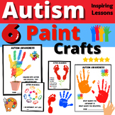 Autism Awareness Activity Craft Handprint Paint SEL Studen