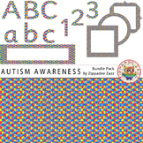 Autism Awareness Month - 71 items! Background/frames/heade