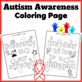 Autism Awareness Month Coloring Pages