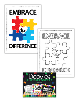 Autism Posters, Unique Designs