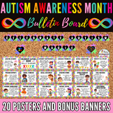 Autism Acceptance Month bulletin board, Puzzle Banners, Ap