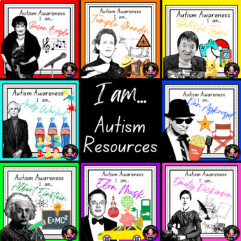 Preview of Autism Awareness POSTERS, Workbook BUNDLE Life Skills Social Emotional Learning
