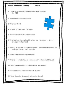 how does autism affect reading comprehension