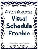 Autism Awareness: Visual Schedule Freebie