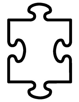 autism puzzle piece outline