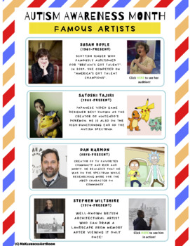 famous artists with autism