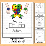 Autism Awareness Writing Activities Letter A Worksheet Kin
