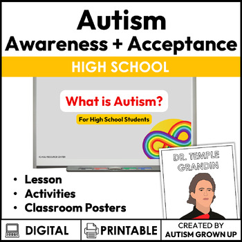 Preview of Autism Awareness and Acceptance | High School Bundle