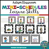 Autism Classroom Leisure Skills Mini-Schedules for Special