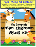 Autism Classroom Visuals Kit - FARM THEME