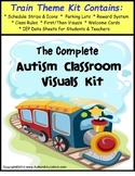 Autism Classroom Visuals Kit TRAIN THEME for Self Containe