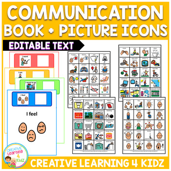 Communication Book PECS Autism by Creative Learning 4 Kidz | TpT