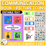 Communication Book w/ Picture Icons Special Education Auti
