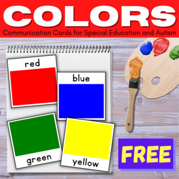 Preview of Color Flashcards for Special Education | Autism Visuals