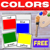Color Flashcards for Special Education | Autism Visuals