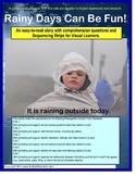 Autism Comprehension Activity Book -Rainy Days Can Be Fun!