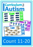 Count 11-20 Clip Cards 1-to-1 Correspondence Autism Specia