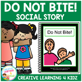 Social Story Do Not Bite! Book Autism