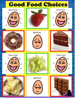 Autism File Folder Good Food Choices by Autism Educators | TpT