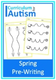 Autism Fine Motor Skills Spring Pre-Writing Worksheets Spe