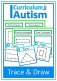 Tracing Drawing 2D Shapes Fine Motor Skills Cards Autism S