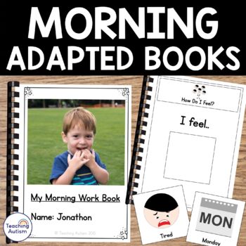 Preview of Morning Work Book for Special Education and Autism