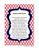 Autism Info Cards