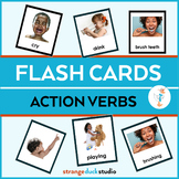 Action Verbs Speech Therapy Flash Cards-Real Photos |Speci