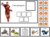 Autism:  Iron Man Token Board