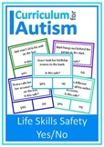 Autism Life Skills Safety Yes No Cards Special Education