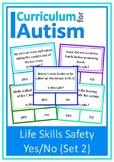 Autism Life Skills Safety Is This Safe Yes No Cards Autism