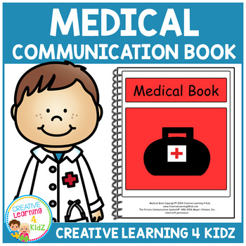 Preview of Medical Communication Picture Icons Book Special Education Autism