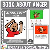 Social Story My Book About Anger (Editable) Behavior Autism