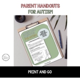 Autism Parent Handouts - Parent Handouts for Autism Neurod