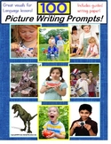 Autism and Special Education Picture Writing Prompt Cards 
