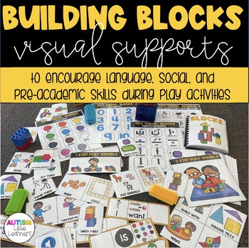 Preview of Autism & Play - Building Block Theme Activities Special Education