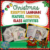 Autism Receptive Vocabulary Activities for Christmas: Feat