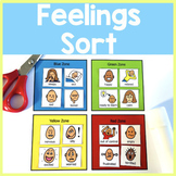 Autism SPED Emotional Regulation Feelings Sort Activity Fe