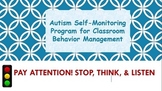 Autism Self-Monitoring Behavior Management Plan