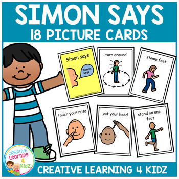 Simon Says Instruction Cards