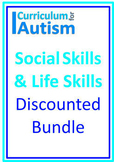 Social Skills + Life Skills Behavior Cards Worksheets Auti