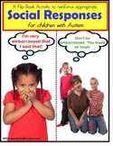 Autism: Autism Social Situations & Responses Flip Book {Sp