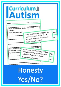 honesty worksheet teaching resources teachers pay teachers